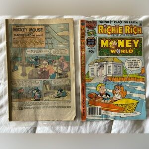 Vintage comic books